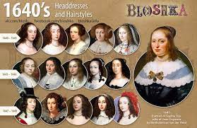 Women S Headdresses 17th Century On Behance 17th Century Fashion 17th Century Historical Hairstyles