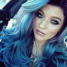 Let's check out adorable pics of women with blue black hair that can inspire you to further change! Woman With Blue Hair Logo Logodix