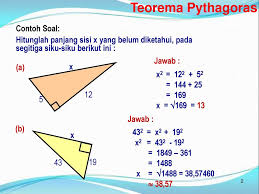 Teorema pythagoras kelas 8 smp. Contoh Soal Teorema Pythagoras Beserta Jawabannya Contoh Soal Terbaru