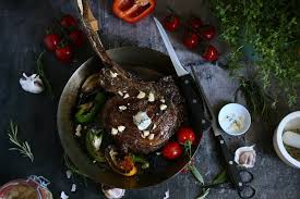 Move to a serving dish 13. Gordon Ramsay Recipes Reverse Seared Tomahawk Steak With Blue Cheese Butter And Macadamia By Gordon Ramsay
