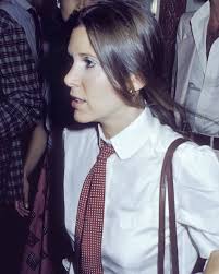 Carrie with her then husband Paul Simon. Date unknown, presumably within  1977