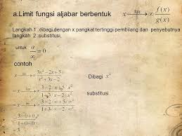 17 isi dengan judul halaman terkait 18. Limit Fungsi Ppt Download