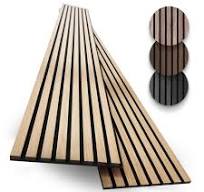 Amazon.com: 2-Pack Wood Panels for Wall - Acoustic Wood Slat ...
