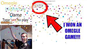 Omegle point game video