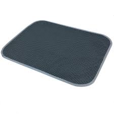 Elekli Kedi Tuvalet Onu Paspasi 60 X 45 Cm Gri