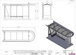 Then we draw and put the quantitative data. Chromos Bus Shelter Advertising Bus Stop Arsitektur