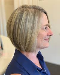 I used the scissor over comb technique on the upper portion. What Are The Best Bob Haircuts For Older Women Hair Adviser