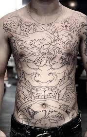 รอยส กม งกร ลายส กท หล ง รอยส กส