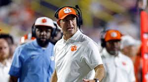 Dabo Swinney and Clemson Tigers after loss to LSU