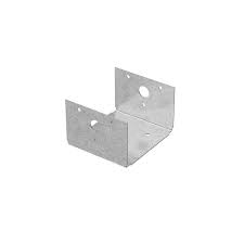 Simpson Strong Tie Zmax Galvanized Half Base Bc40z The Home Depot Fence Post Repair Mending Plates Galvanized