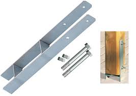 Im hellweg online shop finden sie praktische pfostenträger für ihre projekte. H Anker Pfostentrager Fur 10 10 Und 12 12 Cm Pfosten Solidus