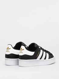 Adidas Originals Superstar Bold Shoes Wmn Cblack Ftwwht Goldmt