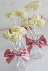 White Chocolate Rose Cake Pops Rose Cake Pops Rose Cake Chocolate Roses