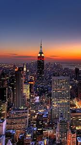 1080x1920 Wallpaper New York Night Skyscrapers Top View Fond D Ecran New York Photographie De Paysages Fond D Ecran Telephone