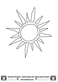 The source of energy of the solar system, the sun, is a picture of radiant brilliance. Coloring Pictures Of The Sun Coloring Home