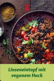 Linseneintopf Mit Veganem Hack Rugenwalder Muhle Rezept Linseneintopf Veggie Rezepte Eintopf