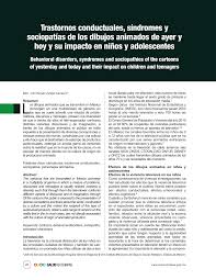 Lea aquí todas las noticias sobre comorbilidades: Pdf Trastornos Conductuales Sindromes Y Sociopatias De Los Dibujos Animados De Ayer Y Hoy Y Su Impacto En Ninos Y Adolescentes