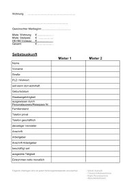 Dir muss aber klar sein, dass du so gut wie keine wenn der wohnungssuchende an einer anmietung der wohnung interesse hat, wird in den. Selbstauskunft Mieter 1 Mieter 2 Immofoyer
