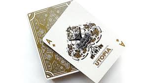 Utopia bedding stems out from the concept of providing premium quality bedding sheets, pillows, and accessories along with other bedding products to the largest possible number of people. Bicycle Utopia Gold Playing Cards By Card Experiment
