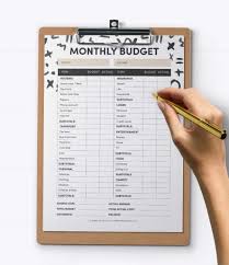 Use fill to complete blank online others pdf forms for free. Printable Monthly Budget Worksheet Free Pdf Download