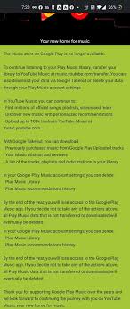 Google Play Music Has Been Discontinued In The Us Googleplaymusic