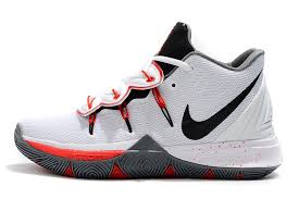 Free shipping both ways on kyrie irving shoes from our vast selection of styles. Nike Kyrie 5 White Black Red Grey For Sale The Sole Line