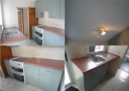 A bright kitchen symbolizes good understanding and relationships at home. Super Budget Rental Kitchen Makeover Hannah Bullivant Seasonal Interior Stylist Decluttering Expert