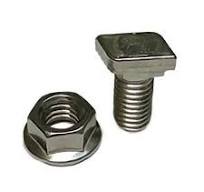 Unirac, 009020S, Bonding T-Bolt And Nut 3/8" X 3/4" SS For Attaching Side  Mount Rail To Mounting Hardware (Pack of 20)