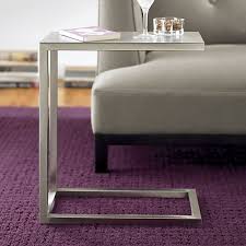 Era Stainless Steel C Table Reviews Crate And Barrel C Table Coffee Table Crate And Barrel Furniture
