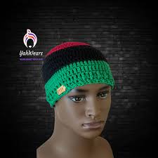 Red Black and Green Kufi