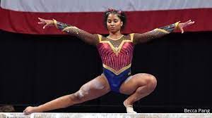 Competition starts tomorrow for olympic gymnastics (!), and there's one name you're about to hear more of: Being Jordan Chiles Is Awesome All By Itself But Being Jordan Chiles In A Wonder Woman Leo Is Fabulous Jordan Chiles Gymnastics Girls Gymnastics