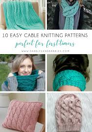 It is also very easy to learn how to knit, and with a bit of work, you will all you need to do to find the free pattern for this is click on the link below. 10 Easy Cable Knitting Patterns Perfect For First Timers Dabbles Babbles