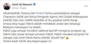 Also, find more png clipart about medical clipart,caring clip art,symbol clipart. Ada Aznil Di Hati Kamu Aadk Aznil Dilantik Champion Aadk Kitareporters Semua Boleh Jadi Reporter