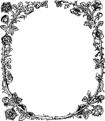 Black And White Outline Calendar Clipart Frame Clipart Black And White Rose Border Images Gallery For In 2020 Rose Frame Free Clip Art Clip Art Borders