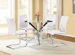 I propose you acquire inside discounted price ranges. Tori 5 Piece Dining Package White The Brick Furniture Glass Furniture Tempered Glass Table Top