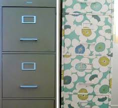 Using the same paper that you have on the walls to cover the. Decoupage A Metal File Cabinet With Wrapping Paper Mod Podge Rocks