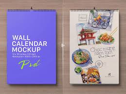 Free square calendar psd mockup. Free Portrait Landscape Wall Calendar Mockup Psd By Good Mockups On Dribbble