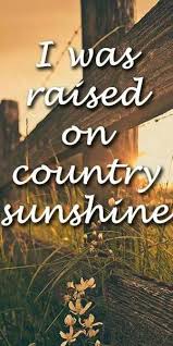 I Was Raised On Country Sunshine Country Girl Quotes Country Quotes Country Girl Life