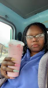 What is the pink drink you're so happy about?