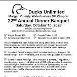 Ducks Unlimited: Morgan County DU Banquet