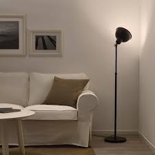 Skurup Staande Lamp Uplight Zwart Ikea