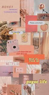 See more ideas about aesthetic wallpapers, cute wallpapers, scenery wallpaper. Peach Aesthetic Wallpaper Palet Warna Wallpaper Ponsel Dinding Gambar