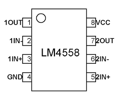 Order ic, modules and electronic components at utsource. Lm4558 Dual Op Amp Pinout Features And Datasheet