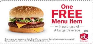 Get all your favorite food delivered from jack's kitchen straight to your 2104 las vegas blvd n. Free Menu Item At Jack In The Box Menu Items Jack In The Box Free Printable Coupons