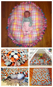 Diy self binding baby blanket. Diy Baby Floor Pillow Tutorial No Sewing Diypillow Diycrafts Diy Baby Stuff Diy Baby Blanket Baby Diy Sewing