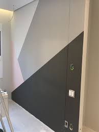 Bedroom Geometric Wall Design Black And White 53 Diy Ideas Cool Easy Paintings Canvas Wall Neat Fast Bedroom Wall Paint Stripe Wallpaper Bedroom Wall Painting Decor