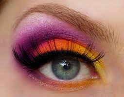 #42 orange pinks and purples pretty eyeshadow combination eye makeup tutorials via. Pin On Eye Makeup