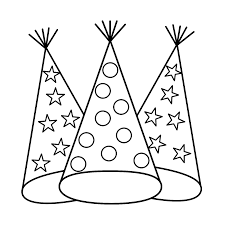 You can use our amazing online tool to color and edit the following party hat coloring pages. Birthday Party Hats Coloring Page Coloring Rocks Coloring Home