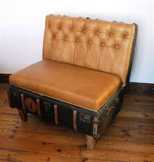 Herschel supply co.'s highland large suitcase comes in several different colors, including (left to right) raven crosshatch, woodland camo, and black crosshatch. Suitcase Chair Butternut Leather Holland Recreate Suitcase Chair Suitcase Furniture Old Suitcases