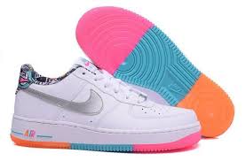 Nike Air Force 1 Low White Light Retro Total Orange Silver 596728 100 Womens Running Shoes Nike Air Force Discount Nike Shoes Orange Nike Shoes